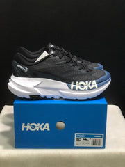 HOKA Mafate X Trail Running Shoes in Black and Blue