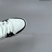 Louis Vuitton White and Black Low-Top Sneakers