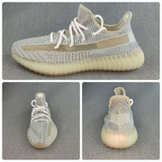 adidas Yeezy Boost 350 V2 Knit Sneakers, Gray and Cream