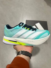 adidas Adizero Lightstrike Pro Running Shoes, Mint and Black