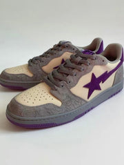BAPE SK8 Sta Sneakers White Purple