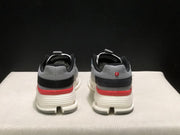 On Cloudnova Form 2 Sneakers in Fog Gray and Red