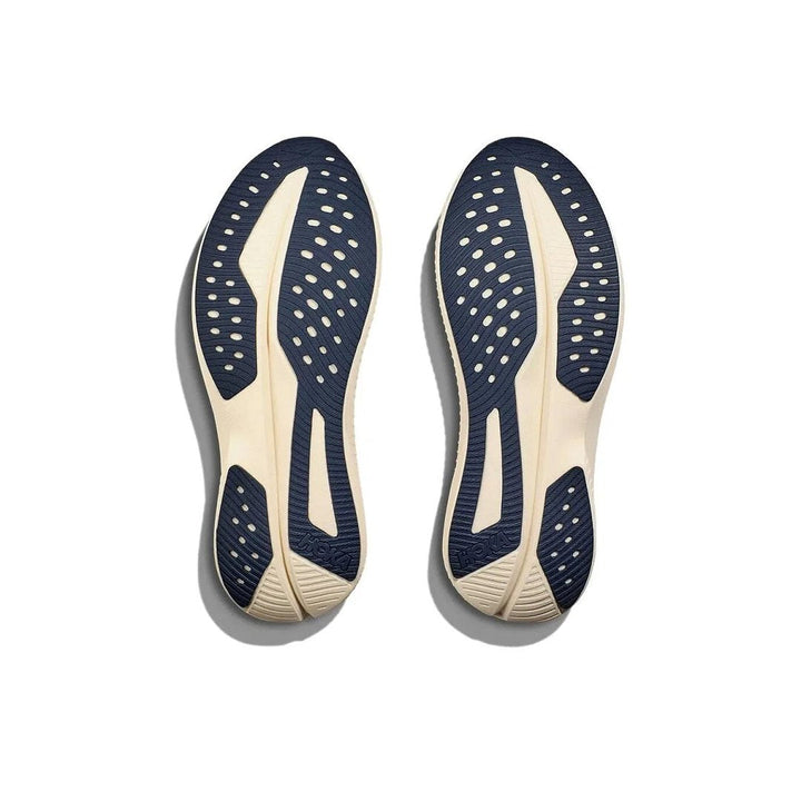 HOKA Mach 6 Road Running Shoes in Cream and Gold