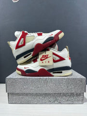 Jordan Air Jordan 4 Retro White Red Sneakers