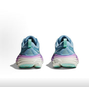 HOKA Bondi 8 Running Shoes in Blue, Mint and Purple