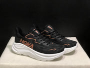 HOKA Clifton 10 Running Shoes, Black and White