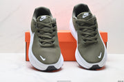 Nike Revolution 8 Olive Green and White Running Shoes