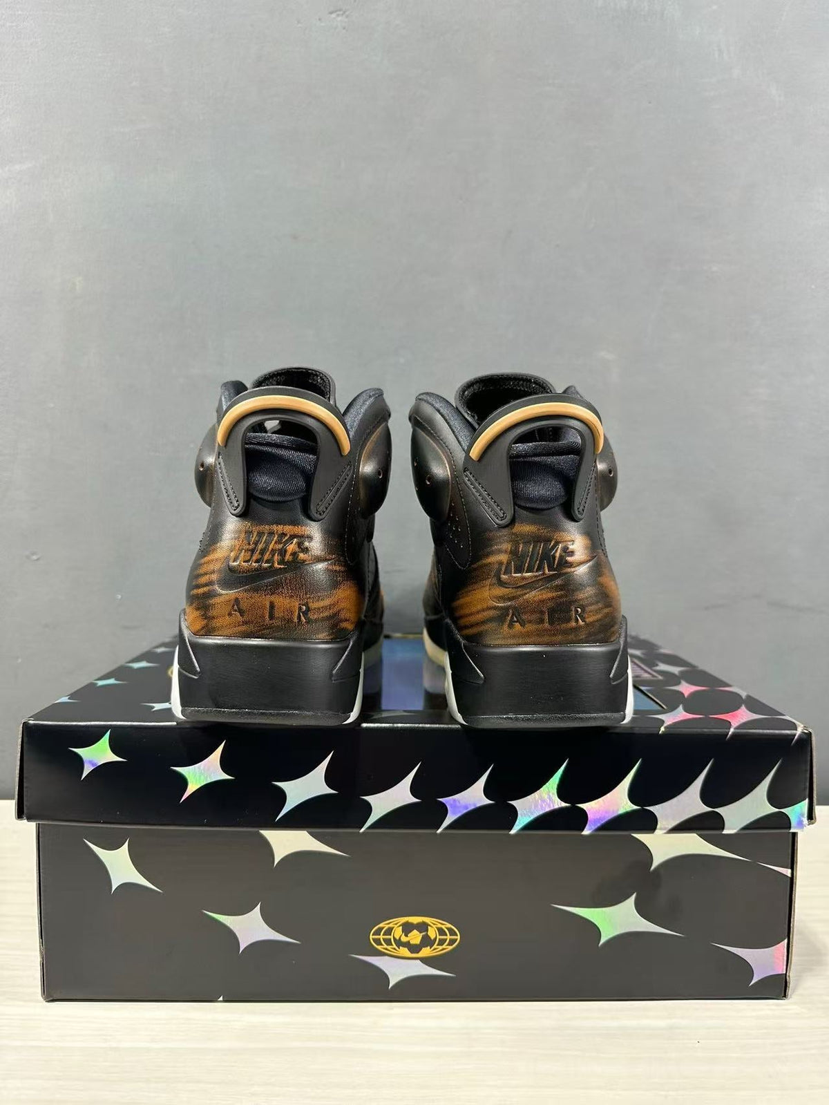 Jordan Air Jordan 6 Xuan Wu Black Basketball Sneakers IR7572-220
