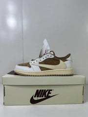 Travis Scott x Air Jordan 1 Low Reverse Mocha Pink DM7866-106