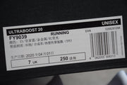 Adidas UltraBOOST 20 FY9039 Running Shoes, White Blue