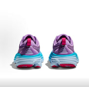 HOKA Bondi 8 Running Sneakers in Purple and Blue