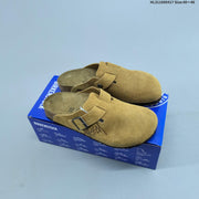 Birkenstock Boston Clog-Style Sandals in Suede