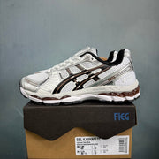 ASICS GEL-KAYANO 12.1 White Brown Silver Sneakers 1203A759-104