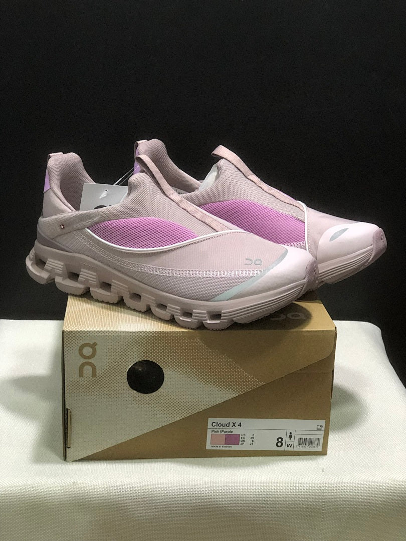 On Cloud 4 Coast Slip-On Sneakers Pink/Purple