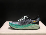 HOKA Speedgoat 6 Trail Running Shoes, Gray and Teal