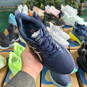 ASICS NOVABLAST 4 Running Shoes, Blue and Gold