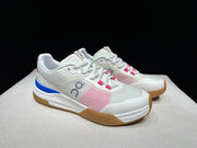 On The Roger Advantage Pro Tennis Shoes, White Blue Pink