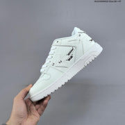 Off-White Low-Top Sneakers in White with Arrows Detail