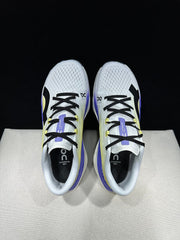 On Cloudboom Max Running Shoes, White Yellow Purple