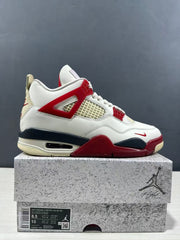 Jordan Air Jordan 4 Retro White Red Sneakers