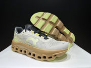 On Cloudmonster Sneakers in Sand Dune