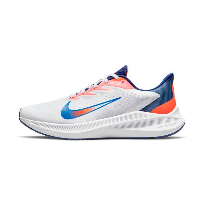 Nike Zoom Winflo 7 Running Shoes DN4242-141 White Blue Red