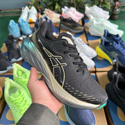 ASICS NOVABLAST 4 Black and Brown Running Sneakers