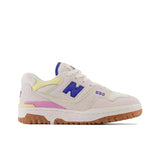 New Balance 550 White and Purple Sneakers BBW550DB