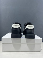 Off-White Out Of Office Low-Top Sneakers Black White OMAI89C99LEA0191001