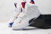 Nike Air Foamposite One Penny Hardaway White Blue Red Sneakers