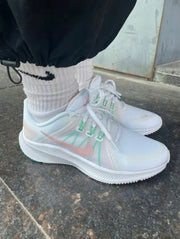 Nike Quest 4 Running Shoes White Mint Pink DA1106-105