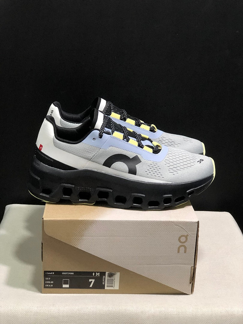 On Cloudmonster Sneakers in Fossil Gray