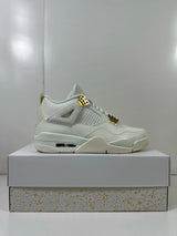Jordan Air Jordan 4 Metallic Gold Sneakers White AQ9129-170