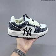 MLB New York Yankees Platform Sneakers, Navy and White