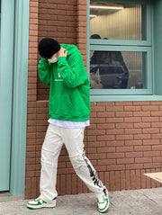 BAPE STA Low Sneakers in Green and White 1H70-191-001
