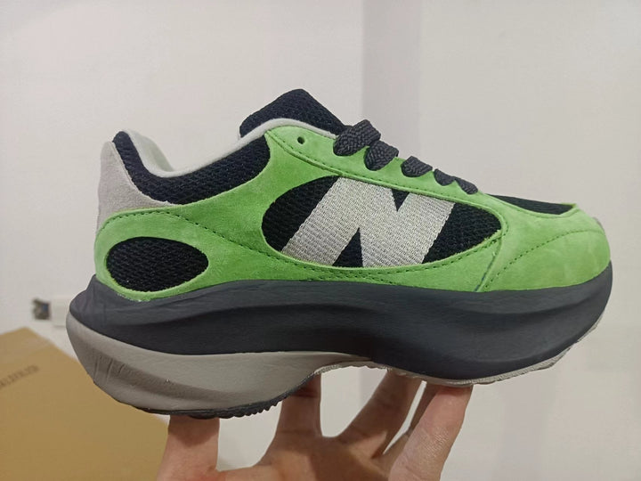 New Balance Green and Black Low-Top Sneakers