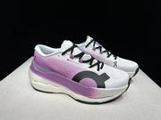 On Cloudboom Max White Purple Running Sneakers