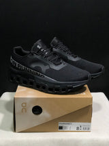 On Cloudmonster 2 Black and Ash Running Shoes