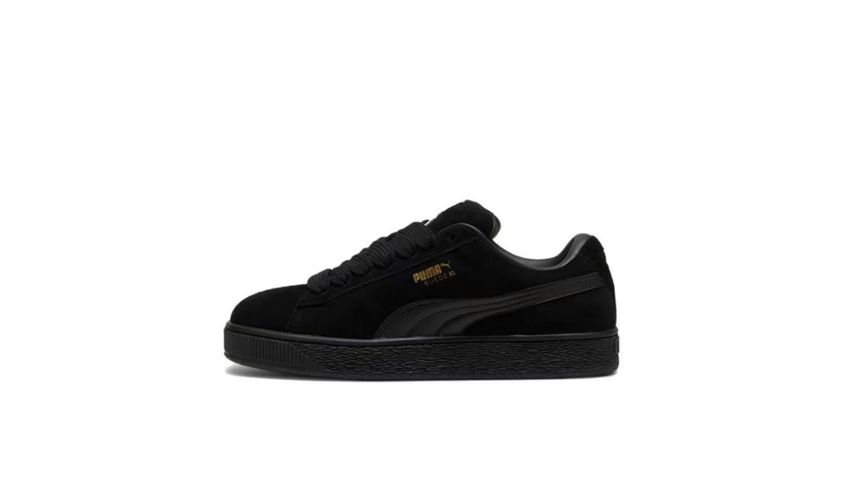 PUMA Suede XL Black Low-Top Sneakers