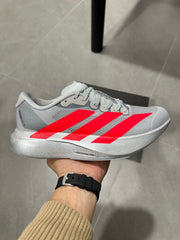 Adidas Lightstrike Pro Running Shoes, Gray and Red KI3381