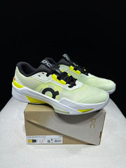 On The Roger Pro Fire Clay Tennis Sneakers, Lime and Black