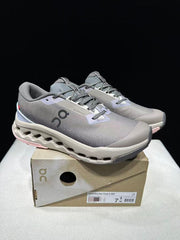 On Cloudsurfer Trail 2 Waterproof Trail Shoes Pink/Brown Grey