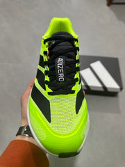 adidas Adizero Running Shoes Neon Green Black