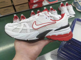 Nike FD0736-103 White and Red Sneakers