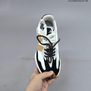 New Balance MS327KA1 Retro Lifestyle Sneakers, White and Black