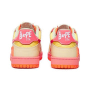 BAPE SK8 STA Low-Top Sneakers in Orange Gradient