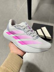 adidas Adizero Lightstrike Pro Running Shoes, Gray and Pink
