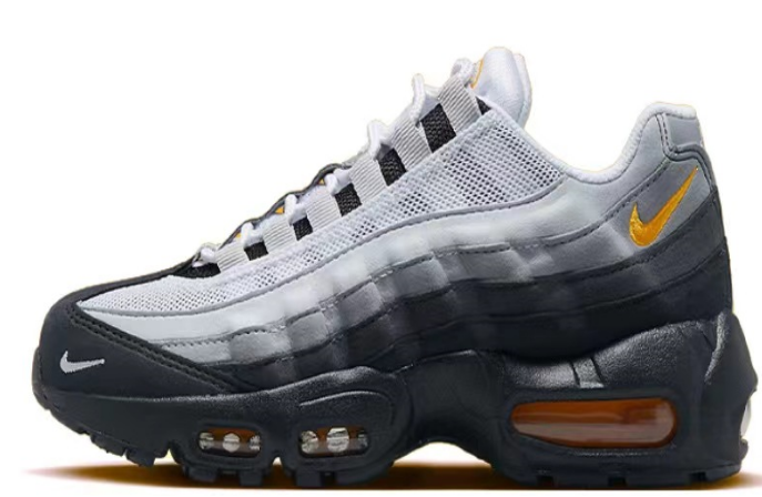 Nike Air Max 95 Sneakers White Grey Black Orange
