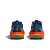 HOKA Challenger 7 Trail Running Shoes - Turquoise and Orange