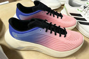 Pink and Blue Running Sneakers with Black Laces